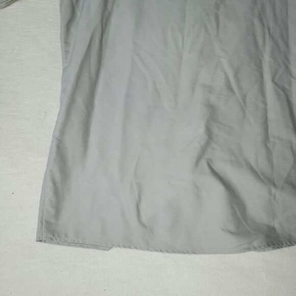 Red Kap Shirt Mens Sz L Gray Industrial Work Shirt Short Sleeve SP24LA5 Workwear - Picture 13 of 16